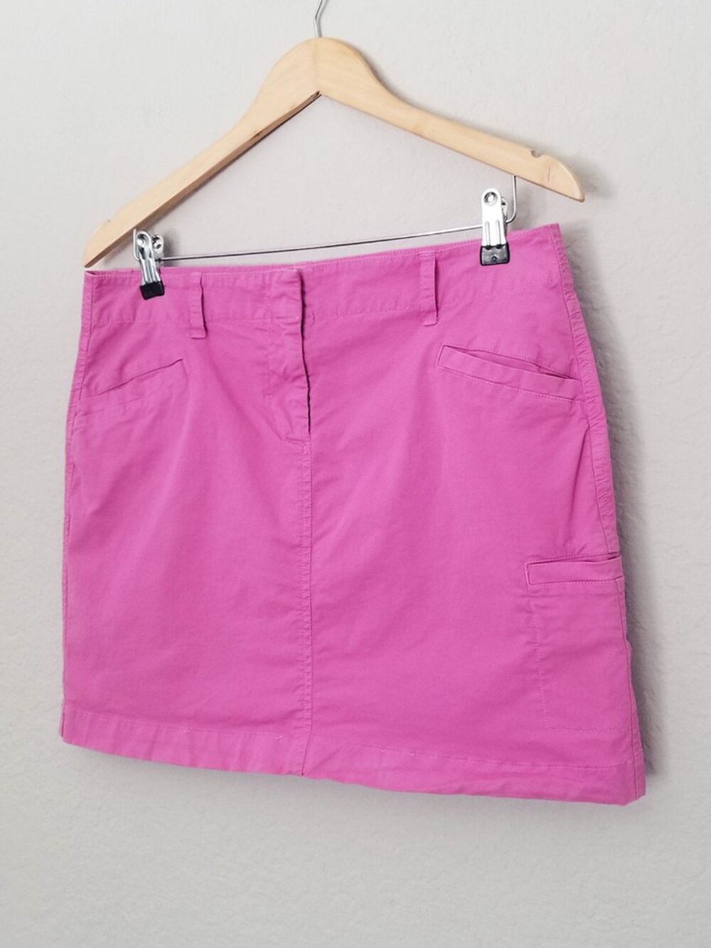 Vineyard Vines Women's 8 Cargo Pocket Mini Skirt Pink Preppy Minimalist Outdoor